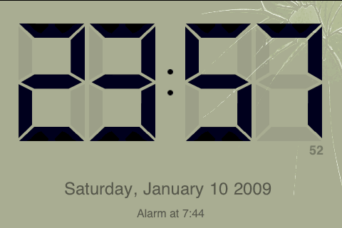 cute clock lcd theme