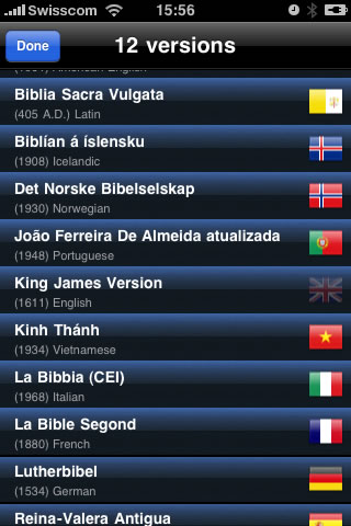 Världens bibelord screenshot