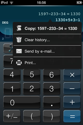 تطبيق Calculator HD+ screenshot
